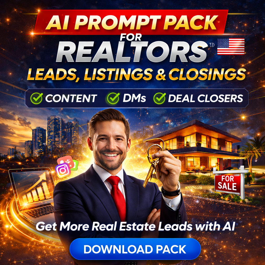 AI Prompt Pack for Realtors (USA)